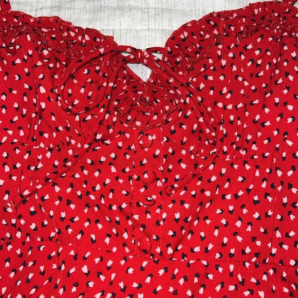 Red Mini Dress - Picture 4 of 4